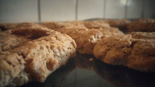 Close-up of cookies