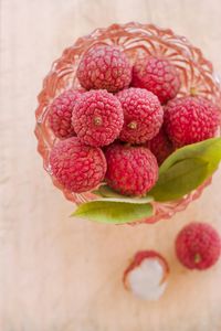 Close-up of strawberries