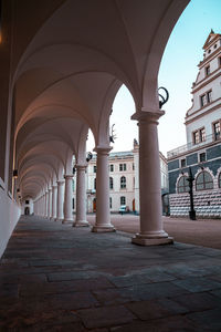 Interior of historic building