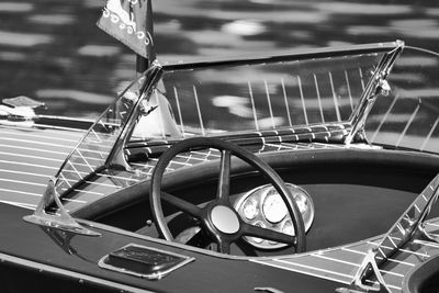 Close-up of vintage car