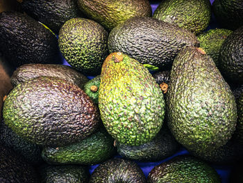 Full frame shot of fruits for sale in market