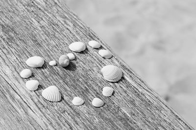 Close-up of wood on table