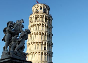 Low angle view of statue