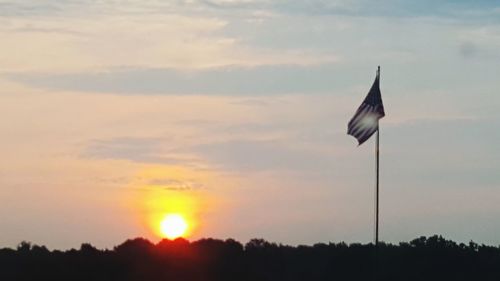 Scenic view of sky during sunset