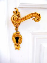 Close-up of door knocker