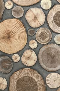 Full frame shot of firewood