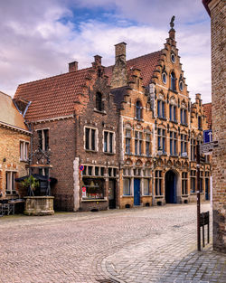 Strolling through brugge, flanders, belgium