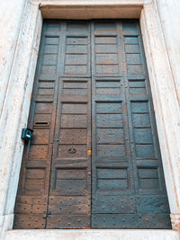 Close-up of closed door