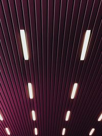 Low angle view of illuminated ceiling