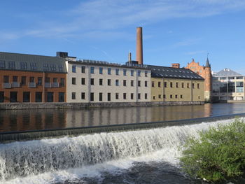 View of building against cloudy sky