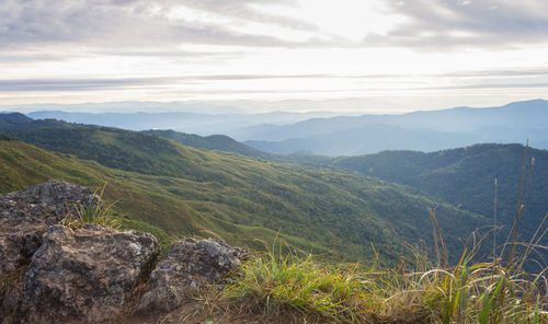 Scenic view of landscape against sky