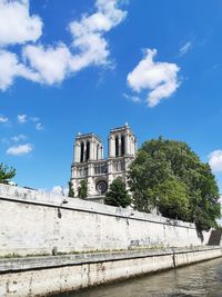 Low angle view of building against sky