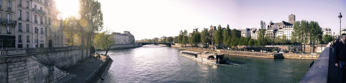 Canal along buildings