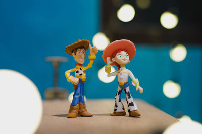 Close-up of stuffed toy on table