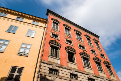 Low angle view of building against sky