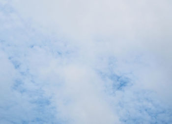 Low angle view of clouds in sky