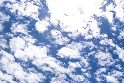 Low angle view of clouds in sky