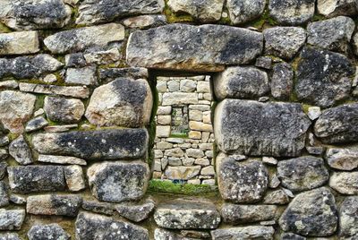 Full frame shot of stone wall