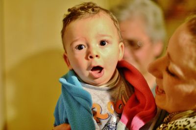 Portrait of cute girl