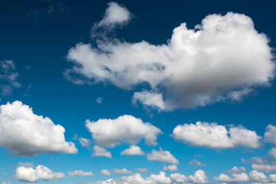 Low angle view of clouds in sky