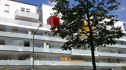 View of building with trees in background