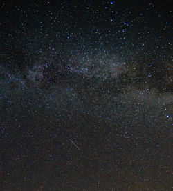 Star field against sky at night