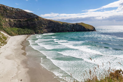 Scenic view of beach