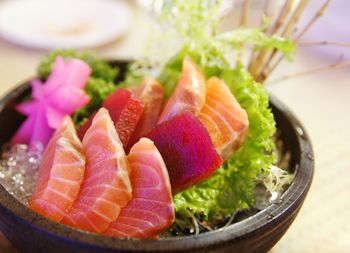 Close-up of food in plate