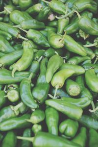 Full frame shot of vegetables at market