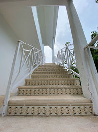 Low angle view of bridge against sky