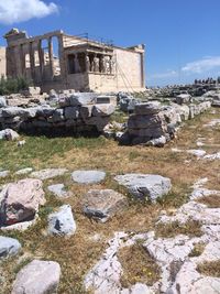 Old ruins against clear sky