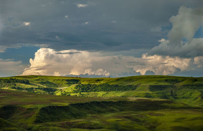 Panoramic view of landscape against sky