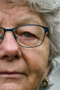 Close-up portrait of young man