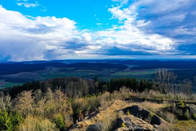 Scenic view of landscape against sky