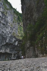 Scenic view of rocky mountains