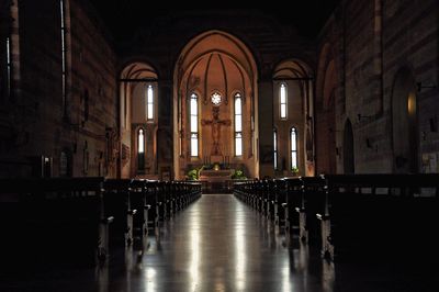 Interior of church