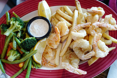 Close-up of food in plate