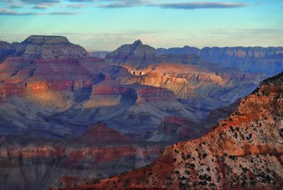 Scenic view of mountains