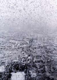 Scenic view of frozen lake during winter