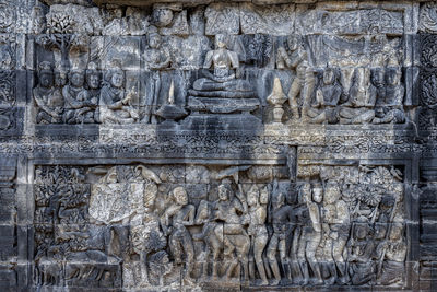 View of buddha statue