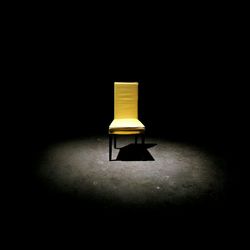 Electric lamp in dark room