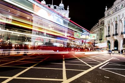 City street at night