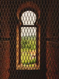 Close-up of chainlink fence