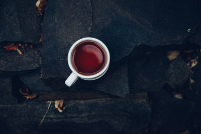 Close-up of mug of tea