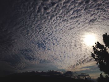 Scenic view of cloudy sky