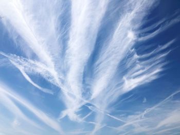 Low angle view of clouds in sky