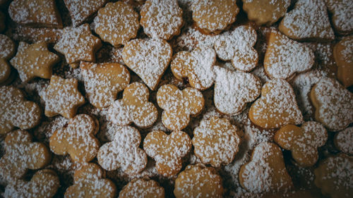 Full frame shot of cookies