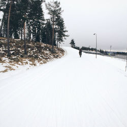 Snow covered landscape