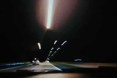 Road at night