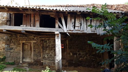 Exterior of abandoned building